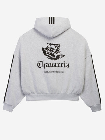 ADIDAS ORIGINALS Felpa con cappuccio e zip x Willy Chavarria Grigia blu