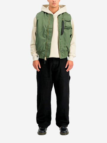 ALPHA INDUSTRIES Gilet reversibile MA-1 Base UV verde salvia Verde