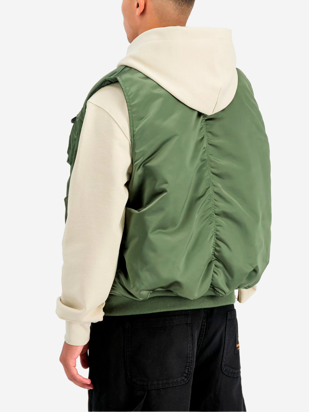 ALPHA INDUSTRIES Gilet reversibile MA-1 Base UV verde salvia Verde Urbanstaroma