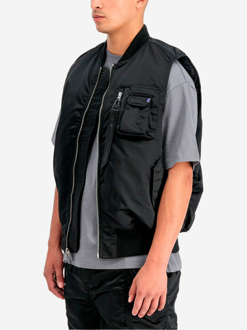 ALPHA INDUSTRIES Gilet reversibile MA-1 Base UV nero Nero