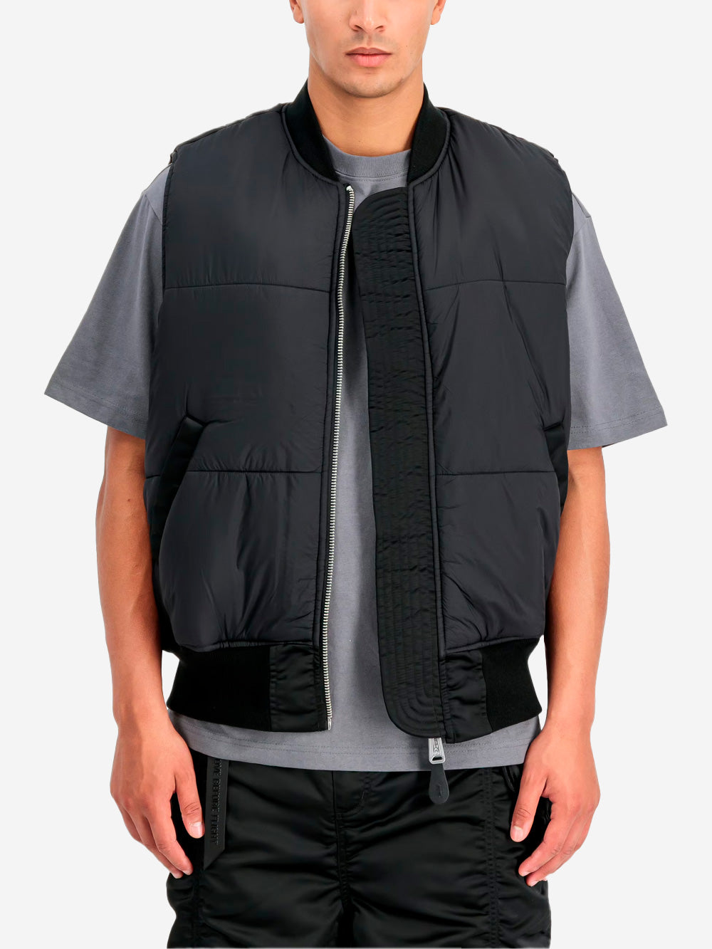 ALPHA INDUSTRIES Gilet reversibile MA-1 Base UV nero Nero Urbanstaroma