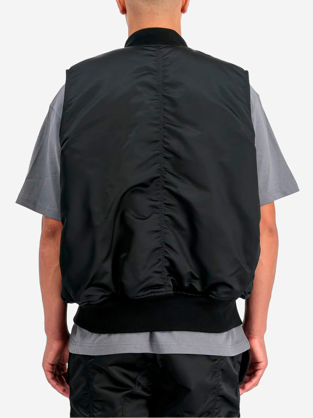 ALPHA INDUSTRIES Gilet reversibile MA-1 Base UV nero Nero Urbanstaroma