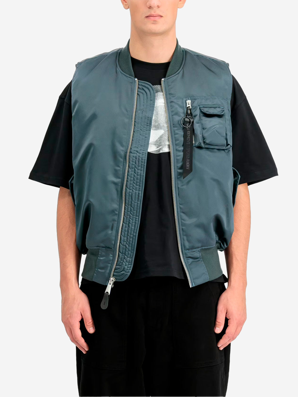 ALPHA INDUSTRIES Gilet reversibile MA-1 Base UV blu Petrolio Urbanstaroma
