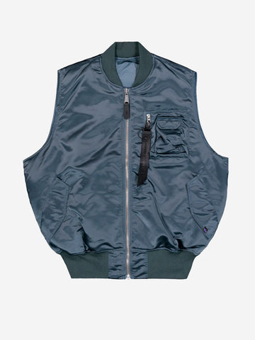 ALPHA INDUSTRIES Gilet reversibile MA-1 Base UV blu Petrolio