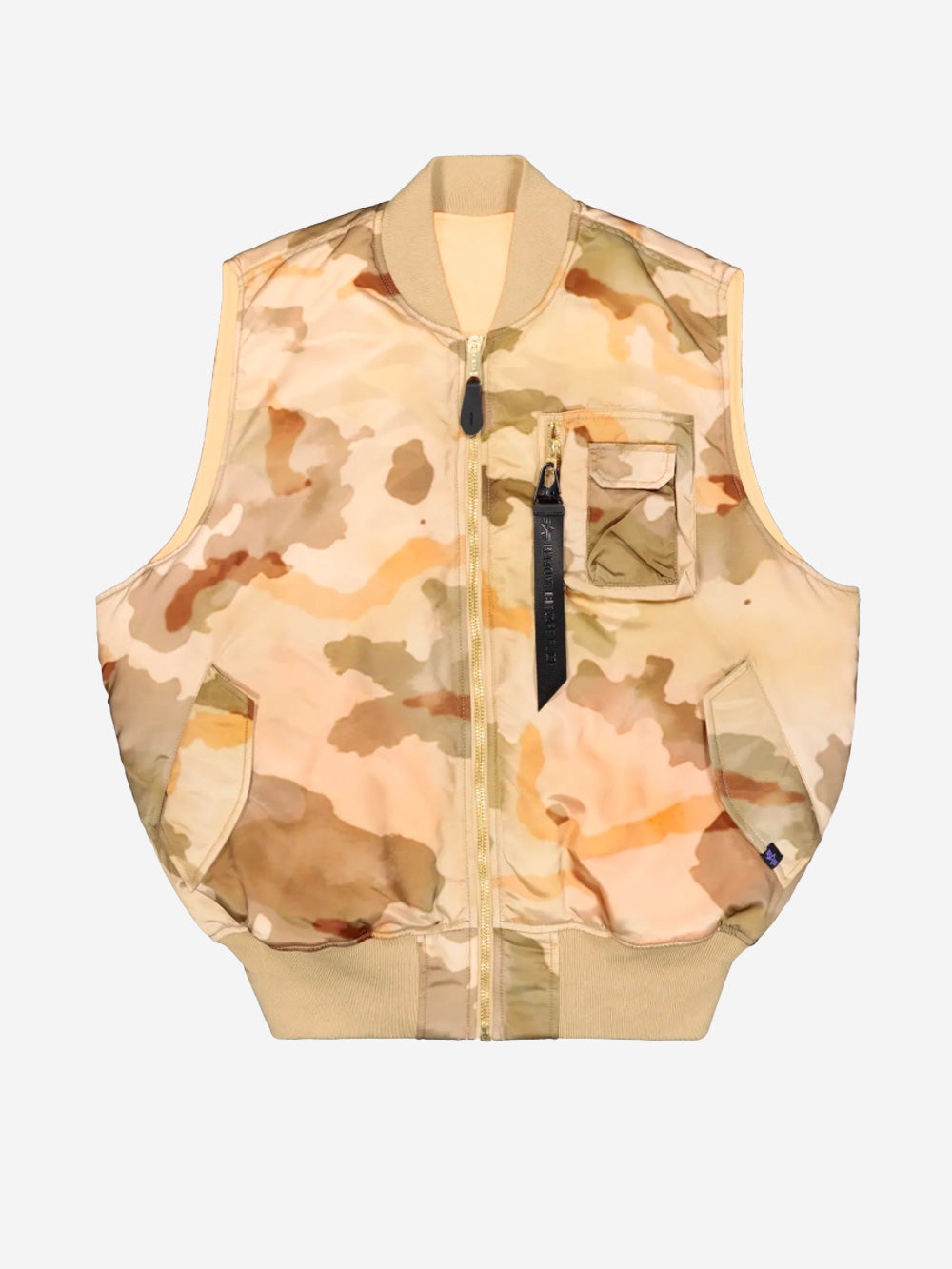 ALPHA INDUSTRIES Gilet camouflage reversibile MA-1 Base Camoflage Urbanstaroma