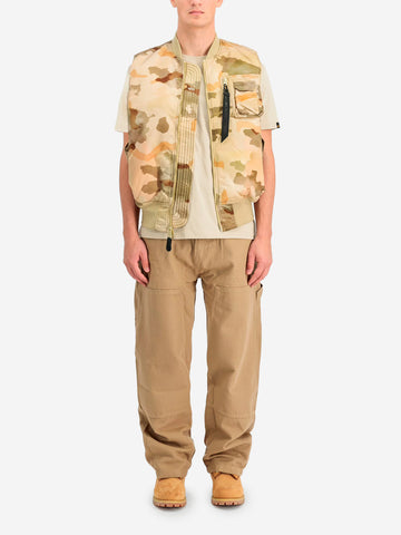 ALPHA INDUSTRIES Gilet camouflage reversibile MA-1 Base Camoflage