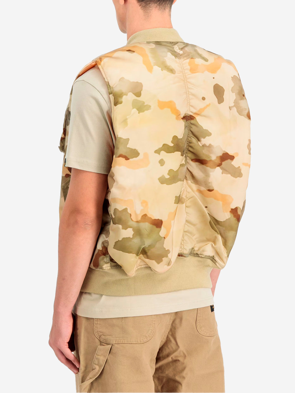 ALPHA INDUSTRIES Gilet camouflage reversibile MA-1 Base Camoflage Urbanstaroma