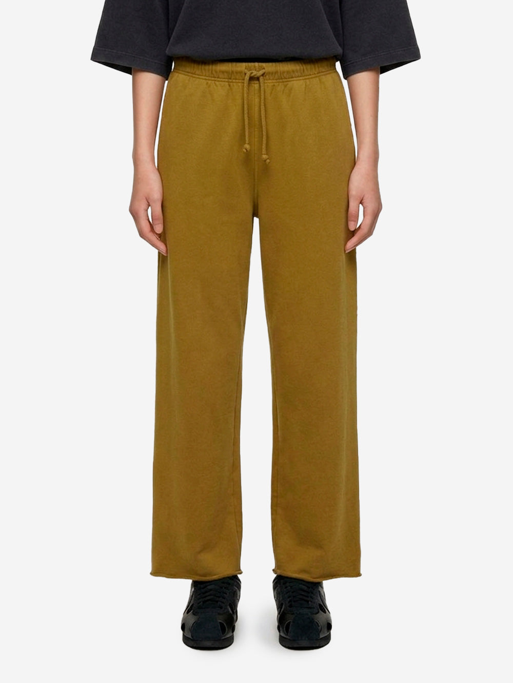AMERICAN VINTAGE Pantaloni jogging a gamba ampia verde palude Verde Urbanstaroma
