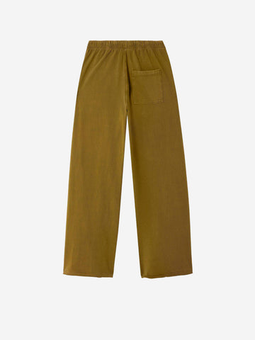 AMERICAN VINTAGE Pantaloni jogging a gamba ampia verde palude Verde
