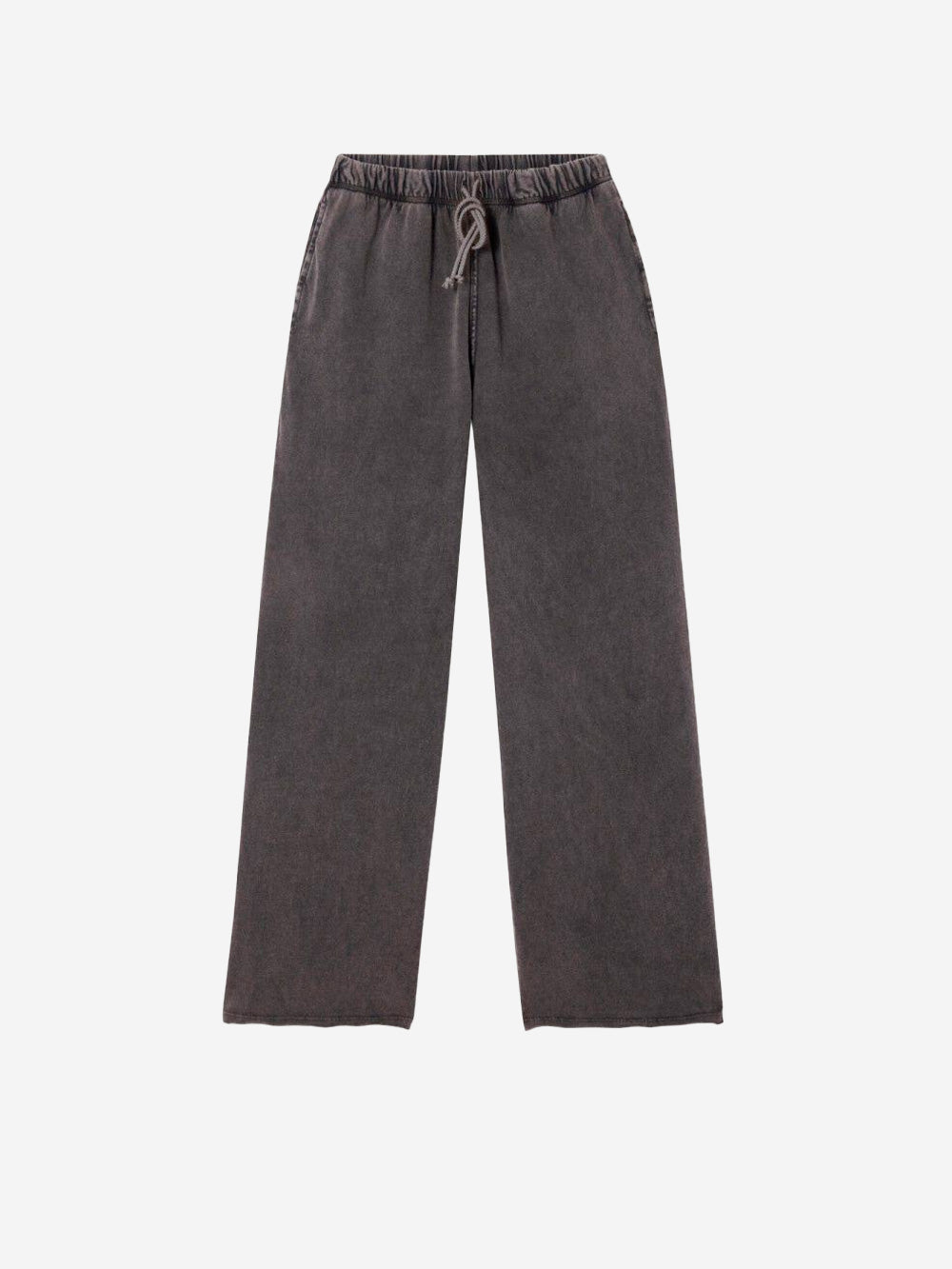 AMERICAN VINTAGE Pantaloni jogging a gamba ampia antracite Carbone Urbanstaroma