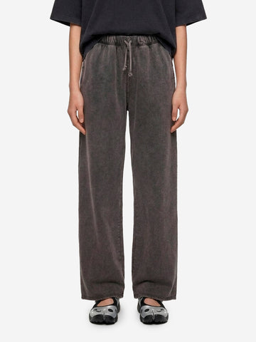 AMERICAN VINTAGE Pantaloni jogging a gamba ampia antracite Carbone