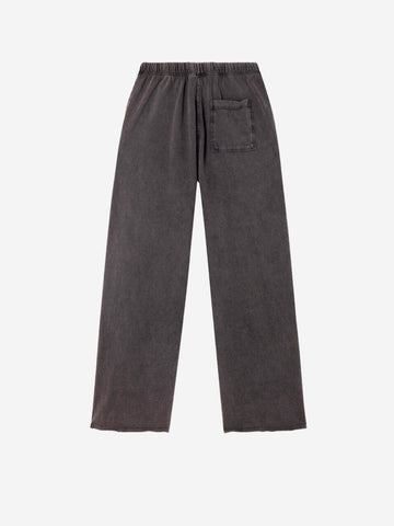 AMERICAN VINTAGE Pantaloni jogging a gamba ampia antracite Carbone
