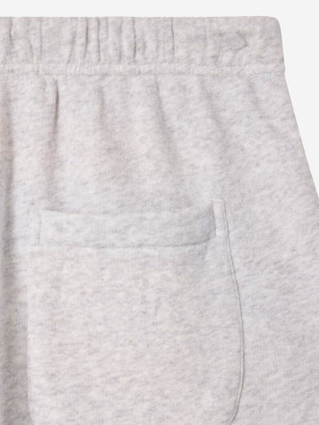 AMERICAN VINTAGE Pantaloni joggers grigi in cotone elasticizzato Grigio chiaro