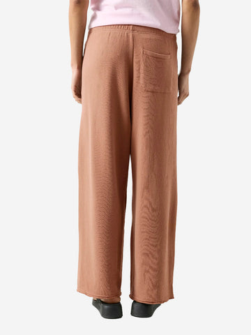 AMERICAN VINTAGE Pantaloni tuta jogging marroni in cotone elasticizzato Cioccolato