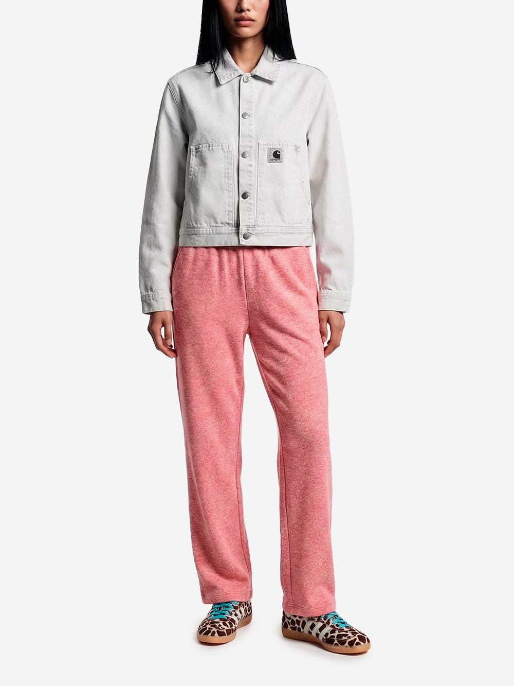 AMERICAN VINTAGE Pantaloni jogging ampi rosa Rosa Urbanstaroma