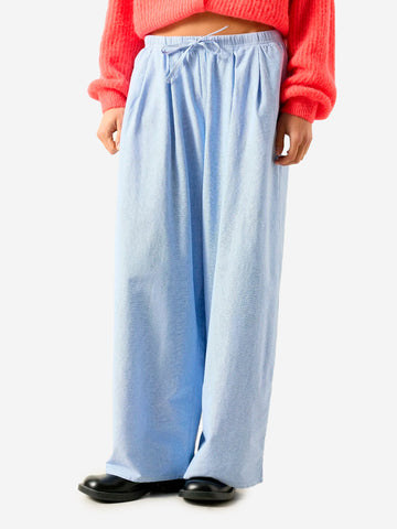 AMERICAN VINTAGE Pantaloni azzurri balloon in cotone blu