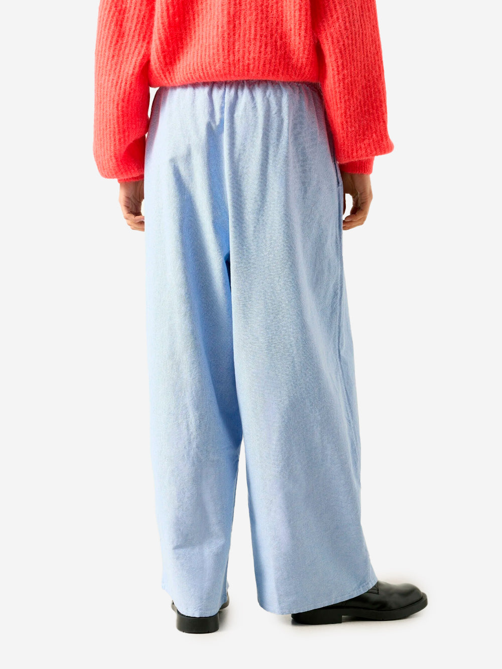 AMERICAN VINTAGE Pantaloni azzurri balloon in cotone blu Urbanstaroma