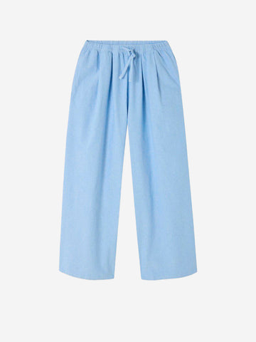 AMERICAN VINTAGE Pantaloni azzurri balloon in cotone blu
