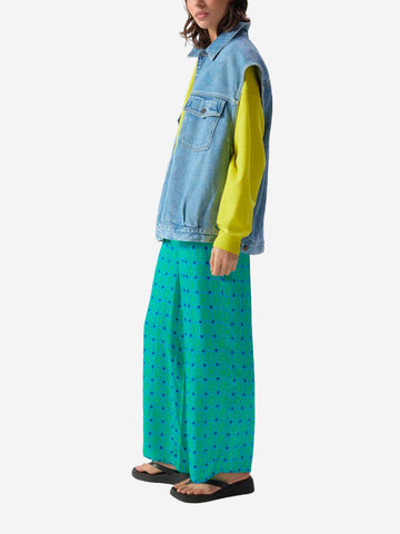 AMERICAN VINTAGE Giacca senza maniche in denim chiaro Denim