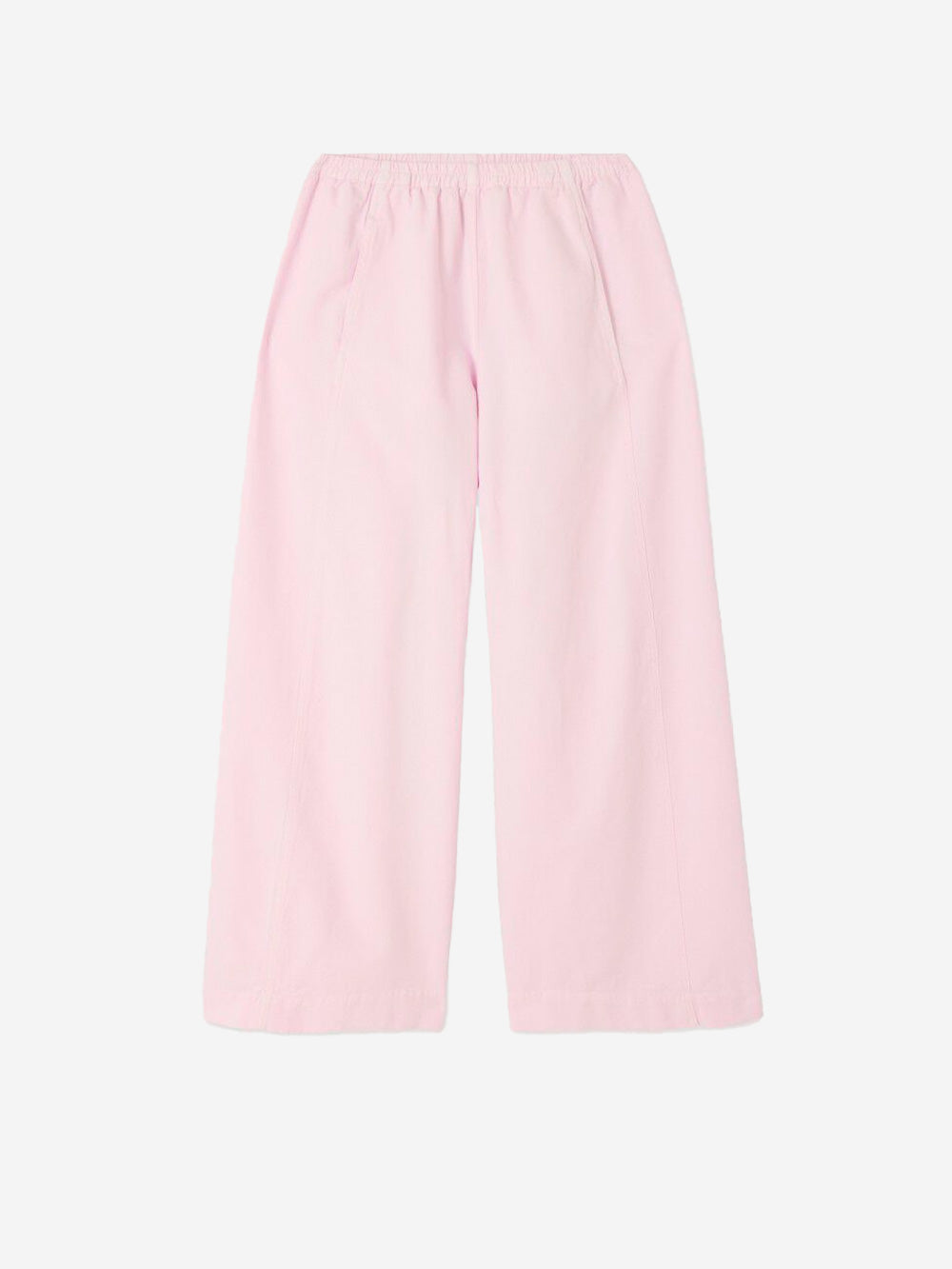 AMERICAN VINTAGE Pantaloni larghi in misto lino rosa Rosa Urbanstaroma