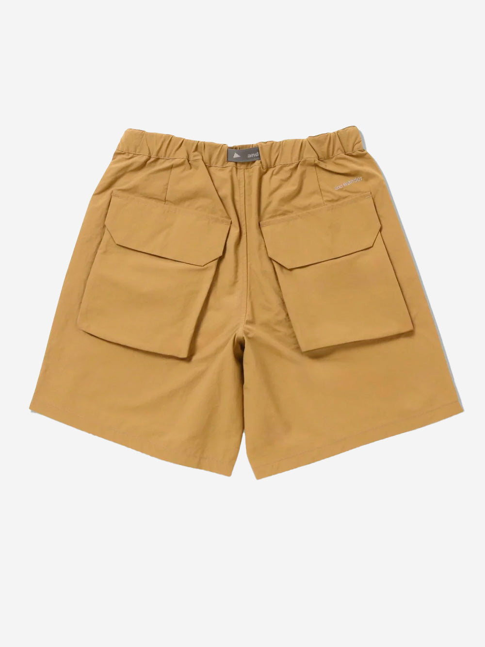 AND WANDER Shorts beige in twill tecnico con tasche utility Beige Urbanstaroma
