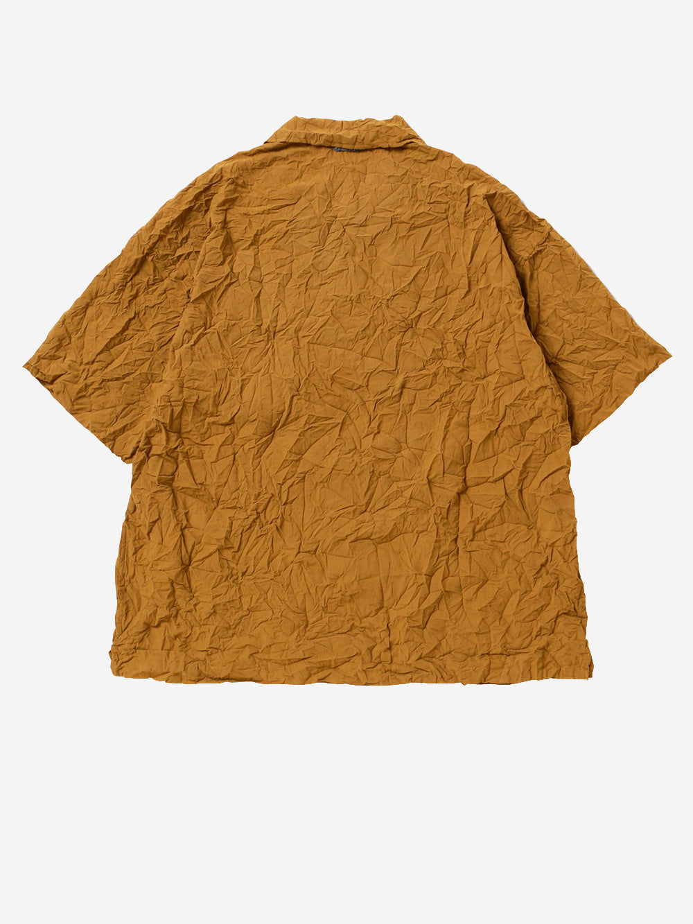 AND WANDER Camicia plissettata a manica corta Marrone Urbanstaroma