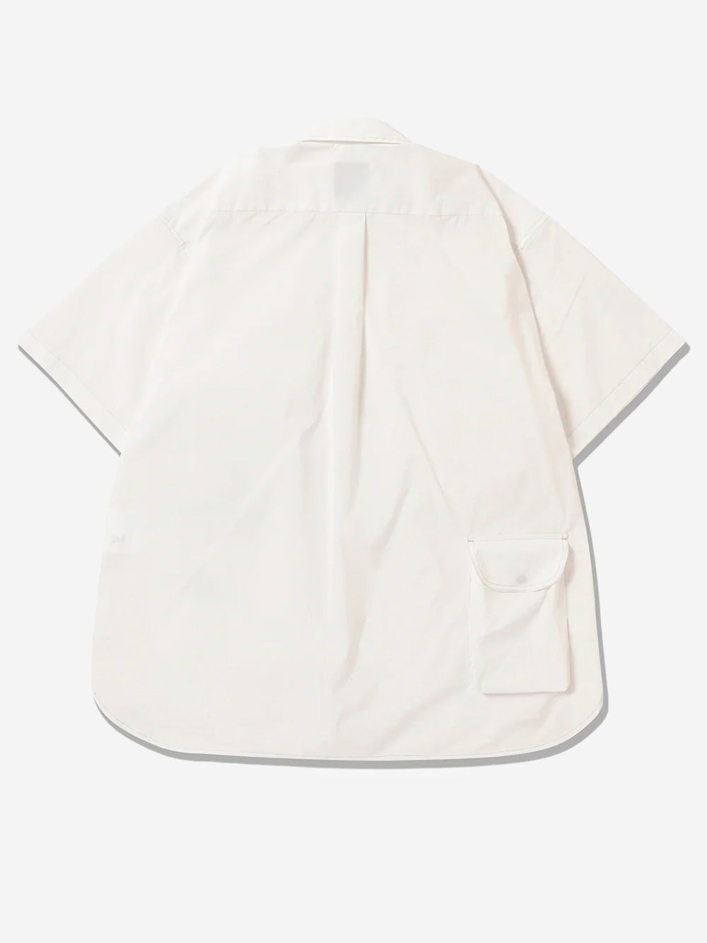 AND WANDER Camicia a manica corte multi pocket in bianco Bianco Urbanstaroma