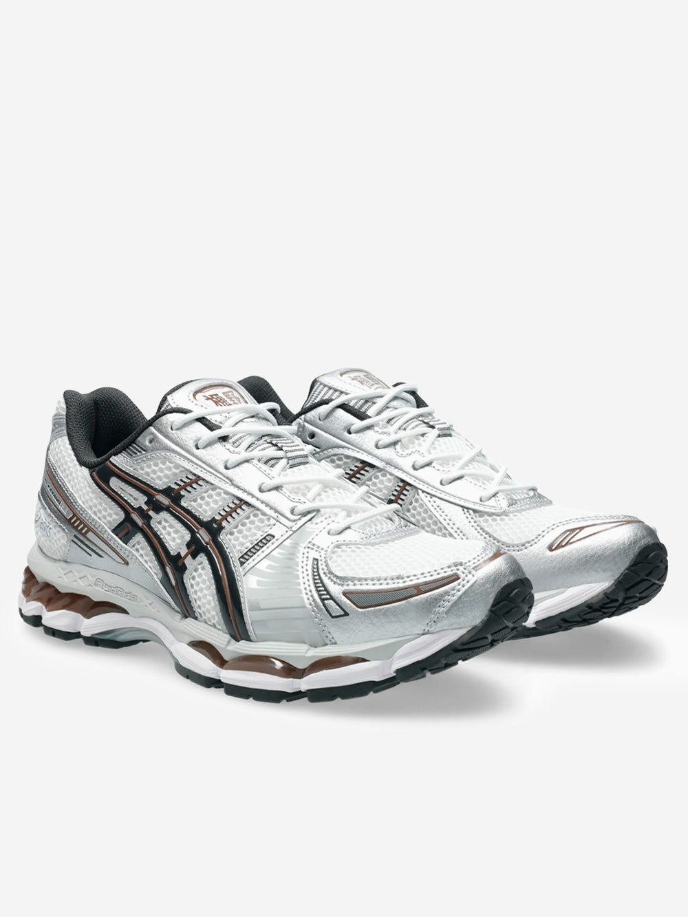 ASICS Gel Kayano 12.1 'White Graphite Grey' con marrone Grigio marrone Urbanstaroma