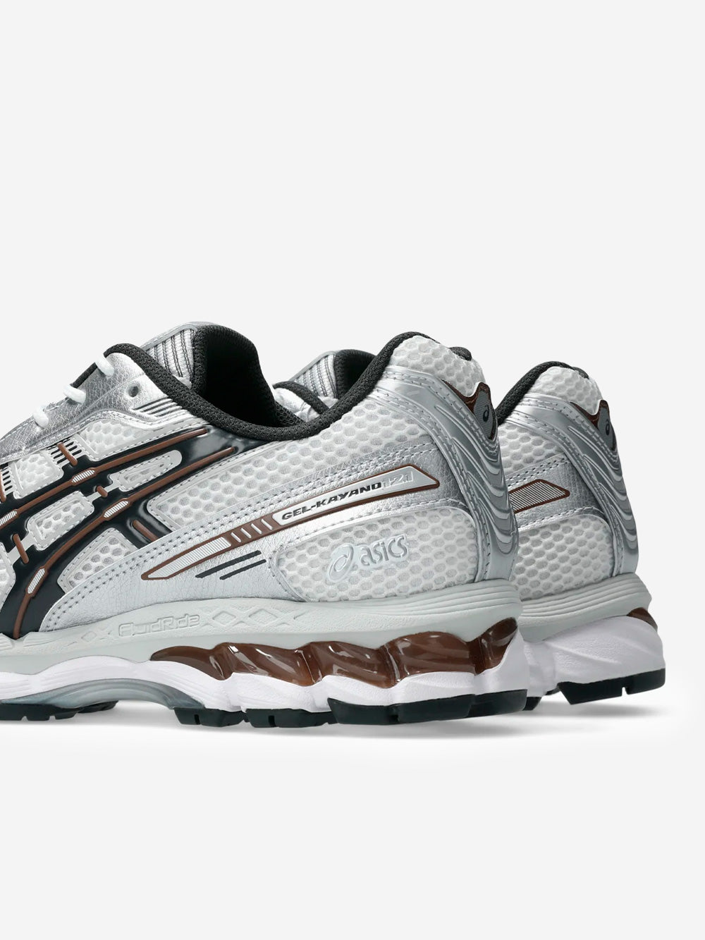 ASICS Gel Kayano 12.1 'White Graphite Grey' con marrone Grigio marrone Urbanstaroma