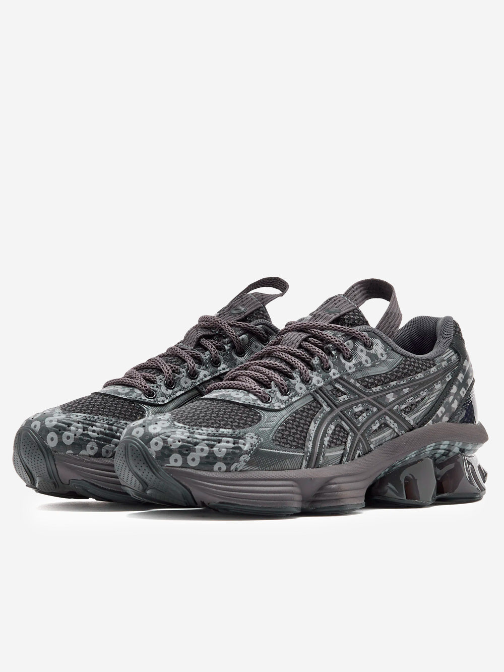 ASICS US7-S GEL-KINETIC FLUENT stile curato dallo Studio Kiko Kostadinov 'Obsidian Grey' Nero Urbanstaroma