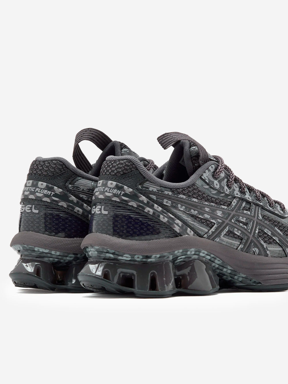 ASICS US7-S GEL-KINETIC FLUENT stile curato dallo Studio Kiko Kostadinov 'Obsidian Grey' Nero Urbanstaroma