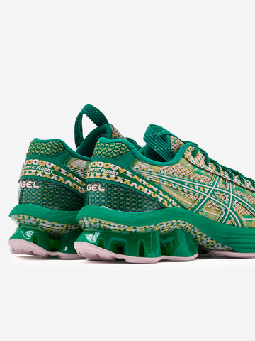 ASICS US7-S GEL-KINETIC FLUENT stile curato dallo Studio Kiko Kostadinov 'Watershed Rose Kale' Verde rosa