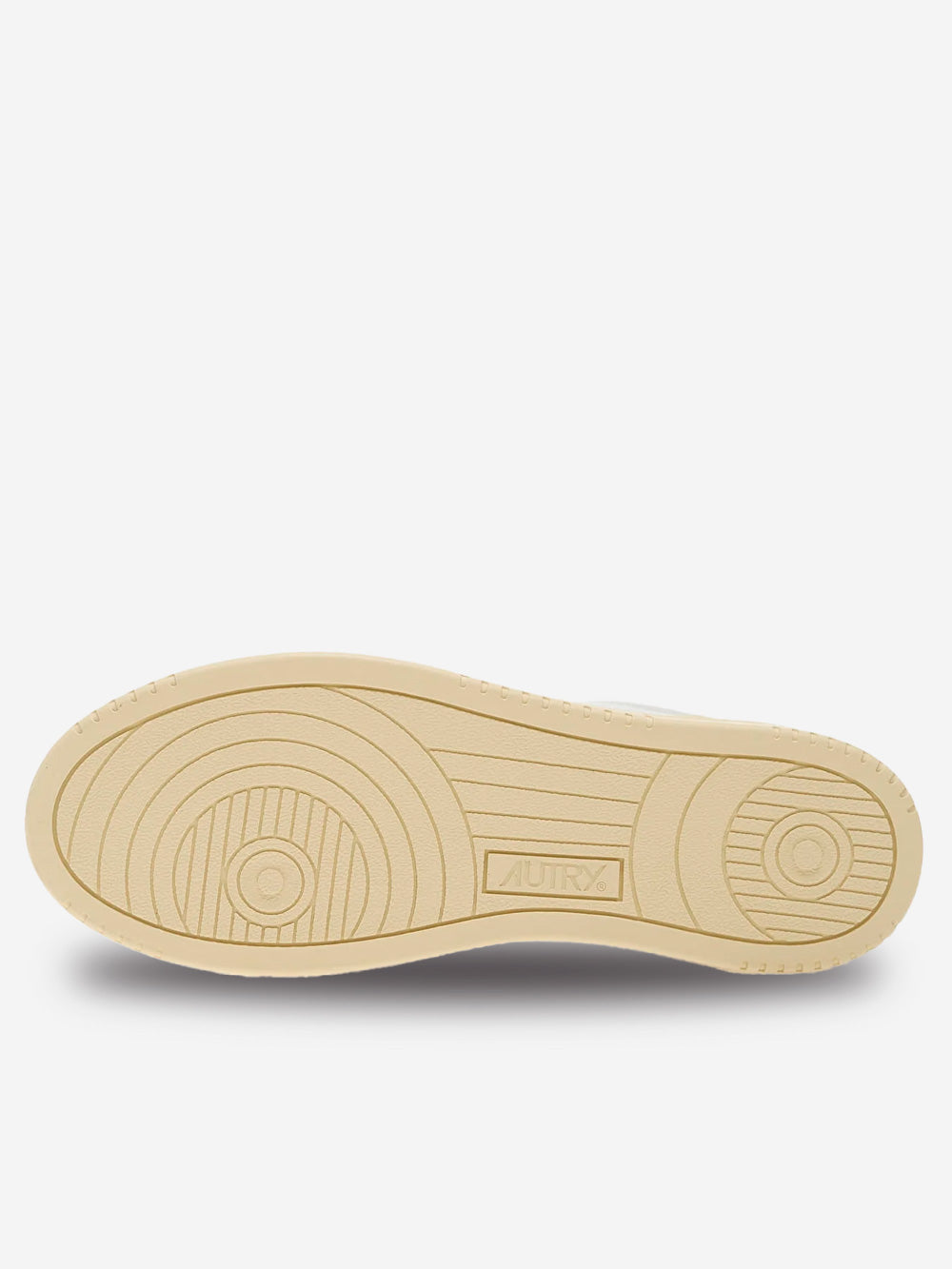 AUTRY Medalist Low in pelle bianca con verde salvia Bianco verde Urbanstaroma