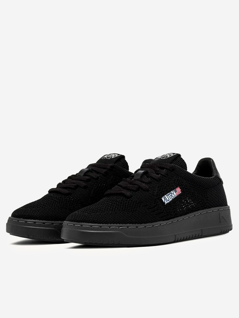 AUTRY M Medalist Easeknit low in maglia nere Nero Urbanstaroma