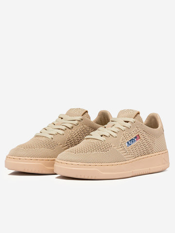 AUTRY M Medalist Easeknit low in maglia beige Beige
