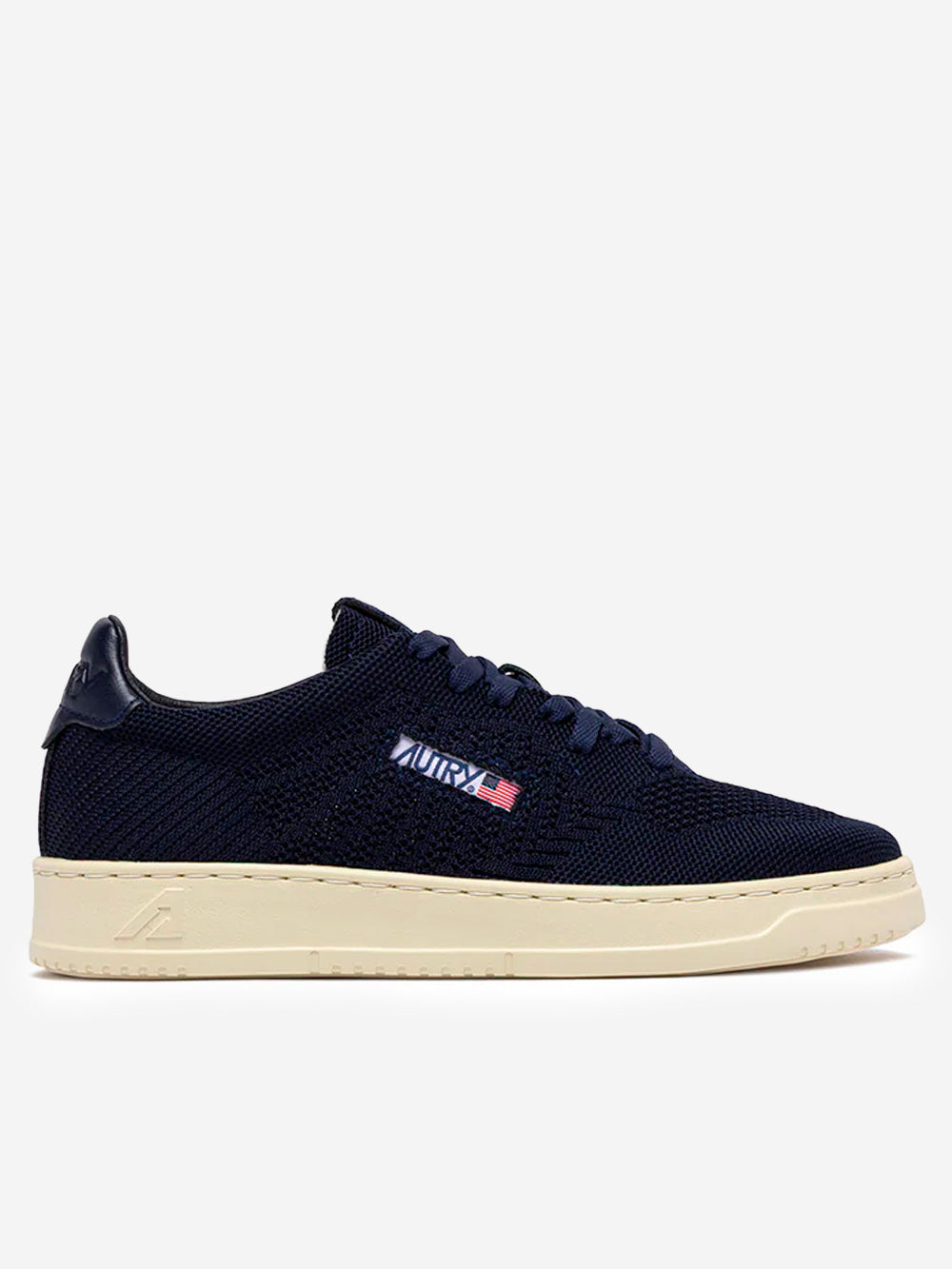 AUTRY M Medalist Easeknit low in maglia blu Blu Urbanstaroma