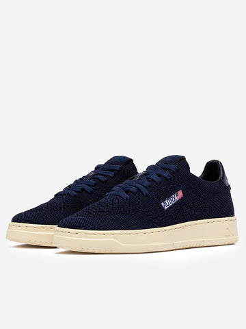 AUTRY M Medalist Easeknit low in maglia blu Blu