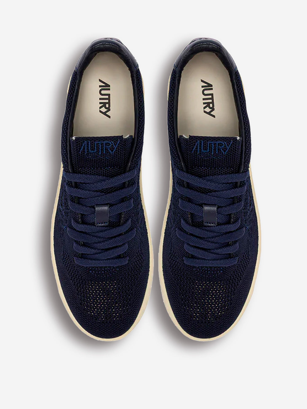 AUTRY M Medalist Easeknit low in maglia blu Blu Urbanstaroma