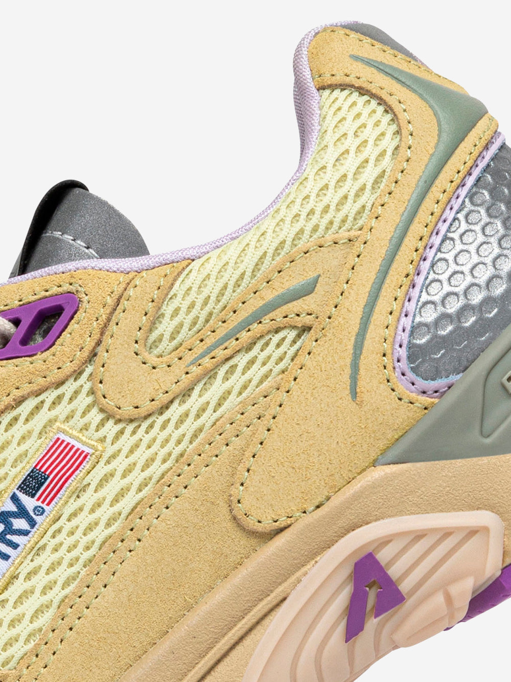 AUTRY M Hyperway in mesh e suede giallo Giallo Urbanstaroma