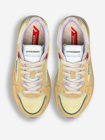 AUTRY M Hyperway in mesh e suede giallo Giallo