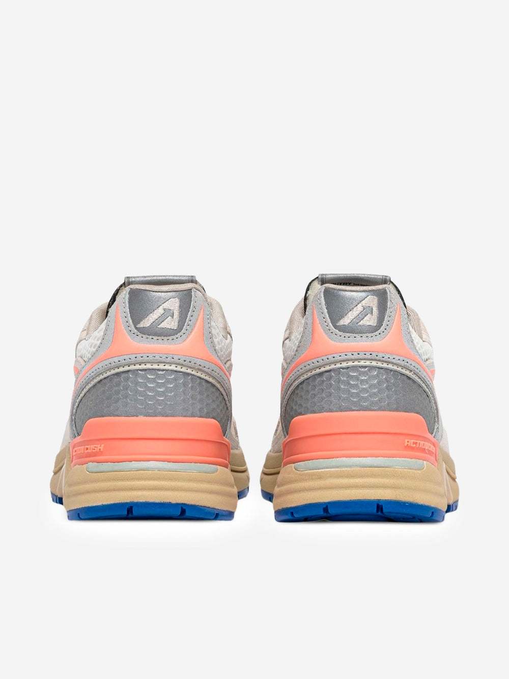 AUTRY M Hyperway in mesh e suede grigie e corallo Multicolor Urbanstaroma