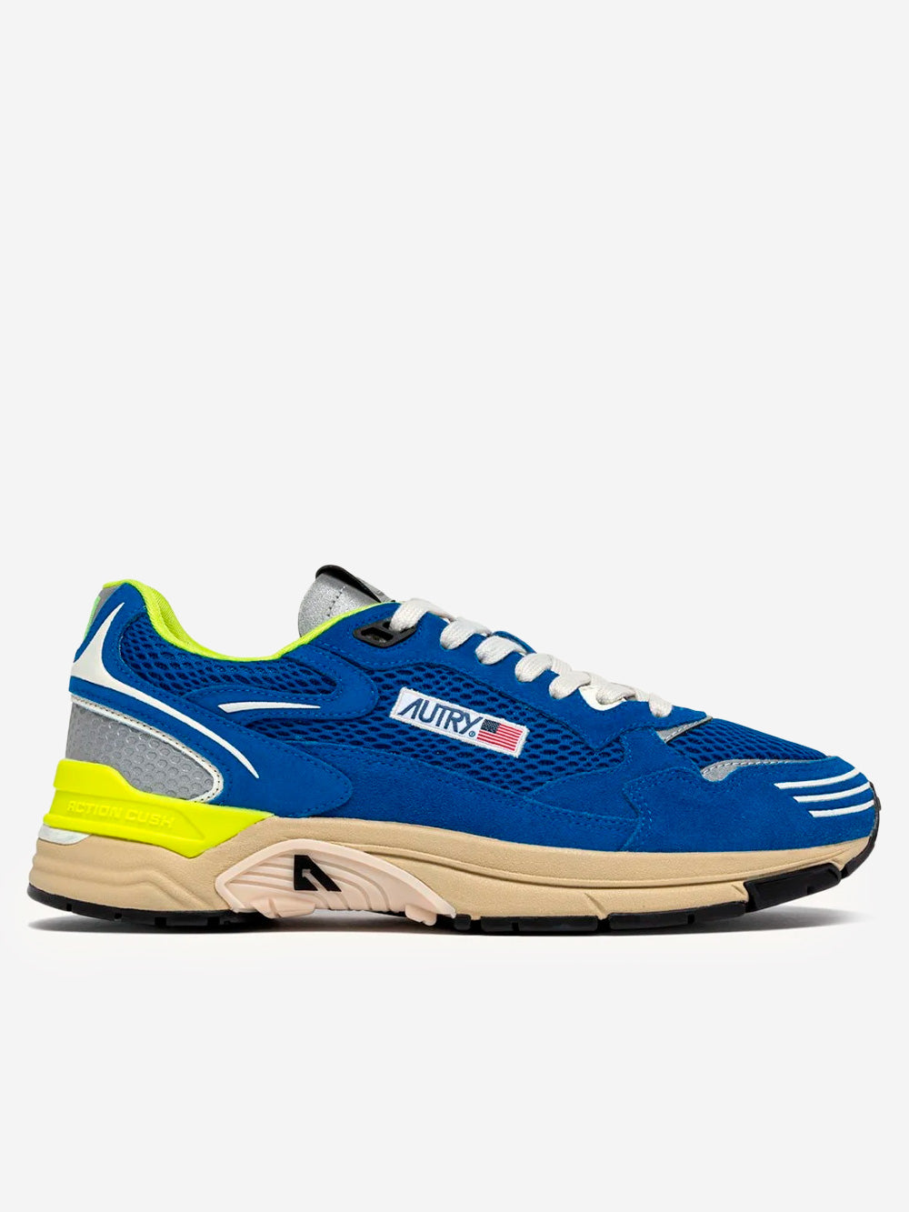 AUTRY M Hyperway in mesh e suede blu Blu Urbanstaroma