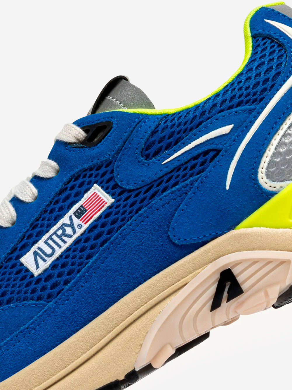 AUTRY M Hyperway in mesh e suede blu Blu Urbanstaroma