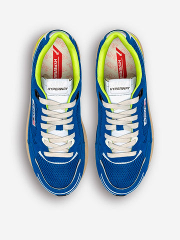 AUTRY M Hyperway in mesh e suede blu Blu