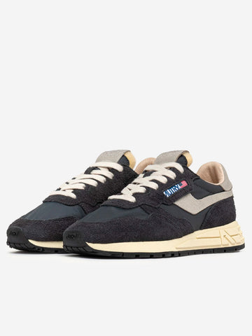 AUTRY W Reelwind Low in nylon e suede nera Nero