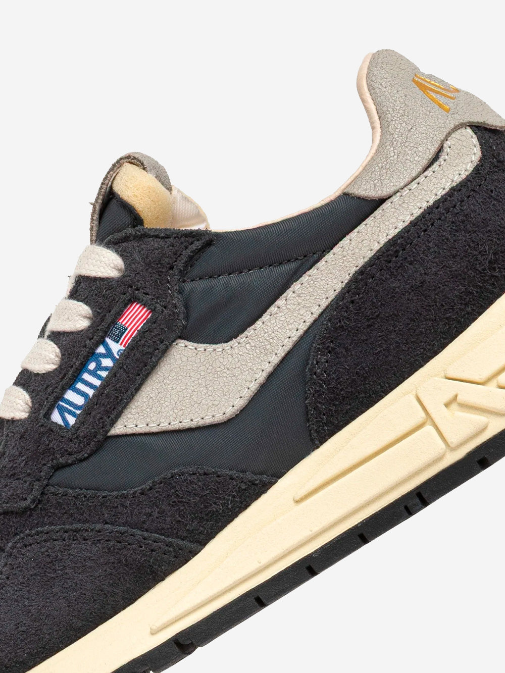 AUTRY W Reelwind Low in nylon e suede nera Nero Urbanstaroma