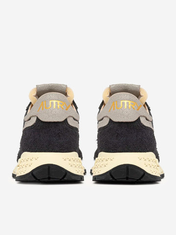 AUTRY W Reelwind Low in nylon e suede nera Nero