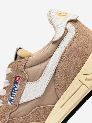 AUTRY W Reelwind Low in nylon e suede beige Beige