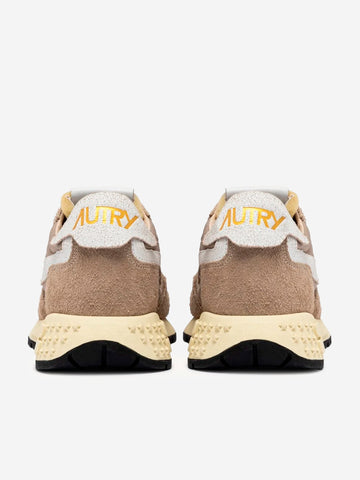 AUTRY W Reelwind Low in nylon e suede beige Beige