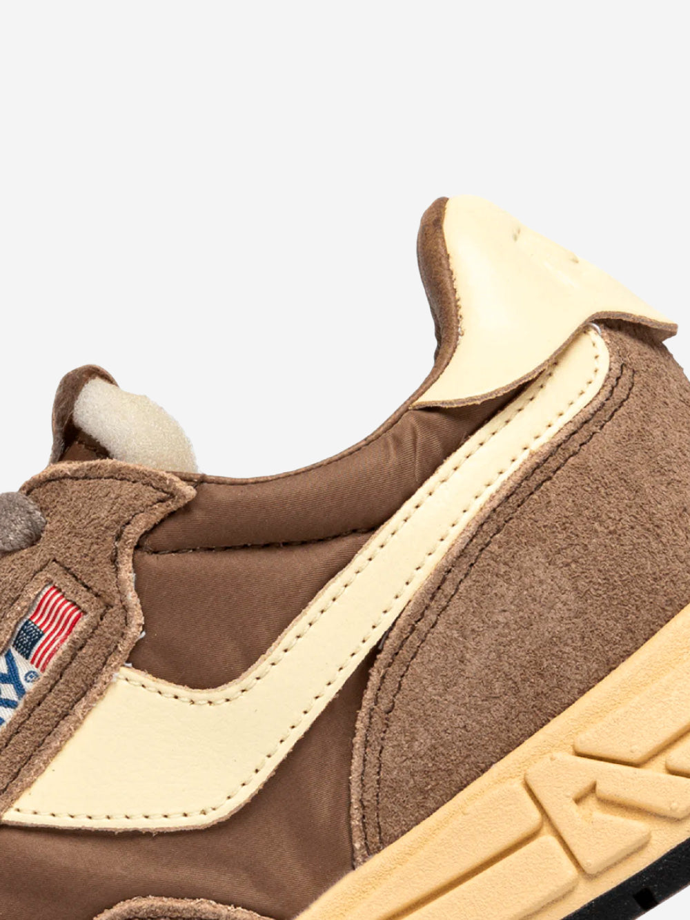 AUTRY M Reelwind Low in nylon e suede con pelle marrone e avorio Roccia Urbanstaroma